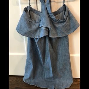 Alice and Olivia chambray dress